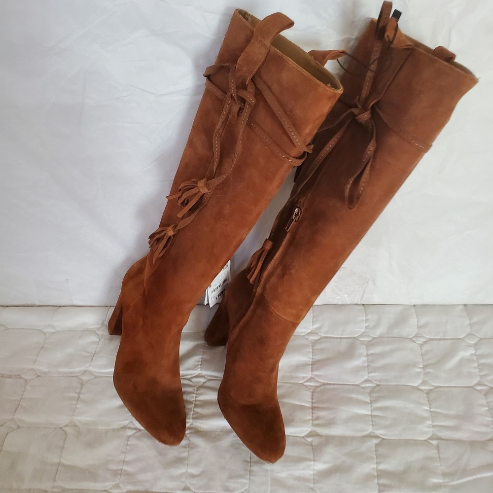 Leather boots